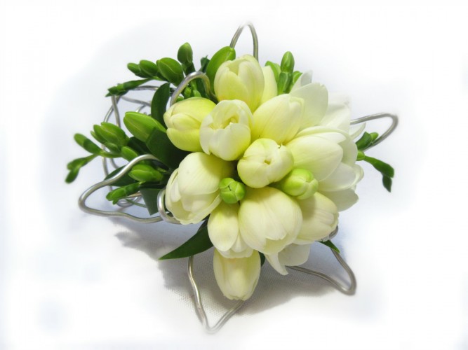 bransoletka z żywych kwiatów Częstochowa