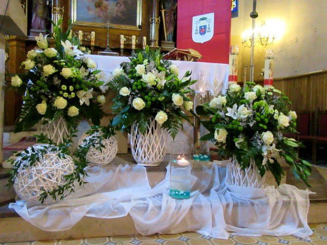 Kwiaty na ślub Janów